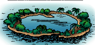 Illustration of atoll