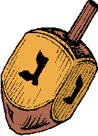 Illustration of dreidel