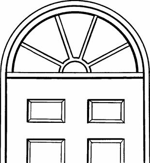 Illustration of fanlight