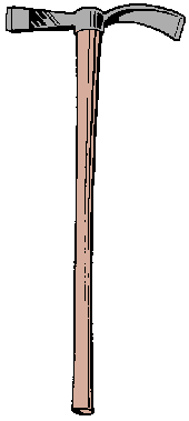 Illustration of mattock