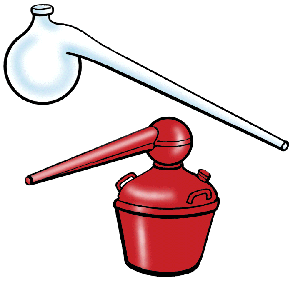 Illustration of retort